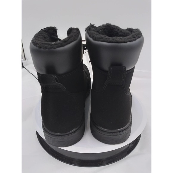 MENS FAUX SUEDE FLEECE LINED WINTER WORK BOOTS size 11 - Picture 4 of 5